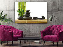 Obraz Spa zátišie s bambusom a kameňmi 1469